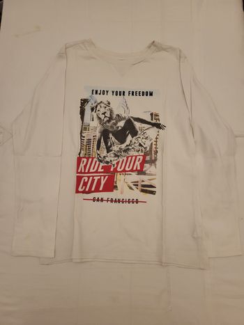 1 tee-shirt manche longue garçon 10 ans 