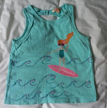 Débardeur dpam turquoise t4