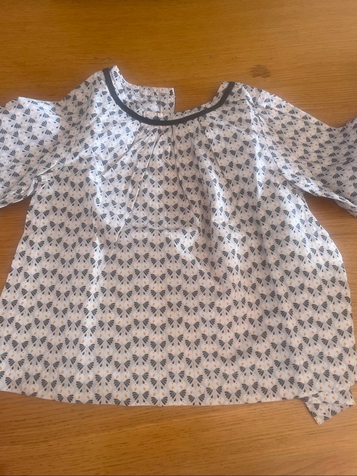 8 t-shirt et blouses manches longues fille 18 mois - photo numéro 9