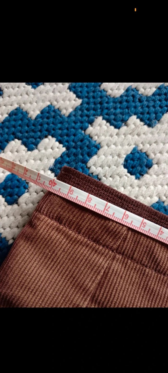 Marithé et François Girbaud | Pantalon court marron | t 34 - photo numéro 17