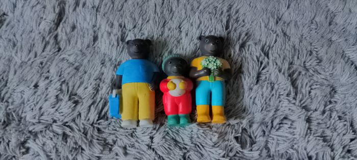 Lot de 3 figurines Petit Ours Brun - photo numéro 2