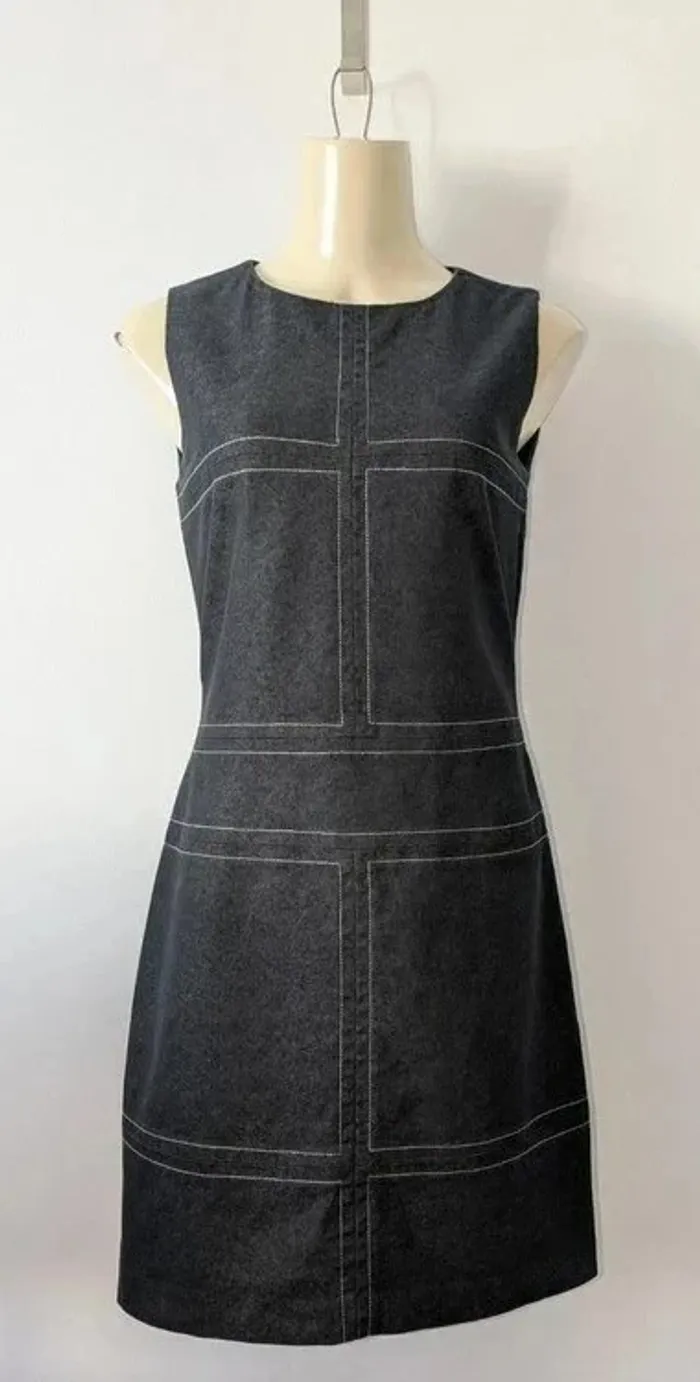 Robe vintage grise - Caroll - taille 34/36