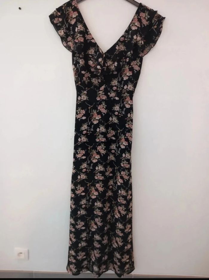 Robe longue fleurie