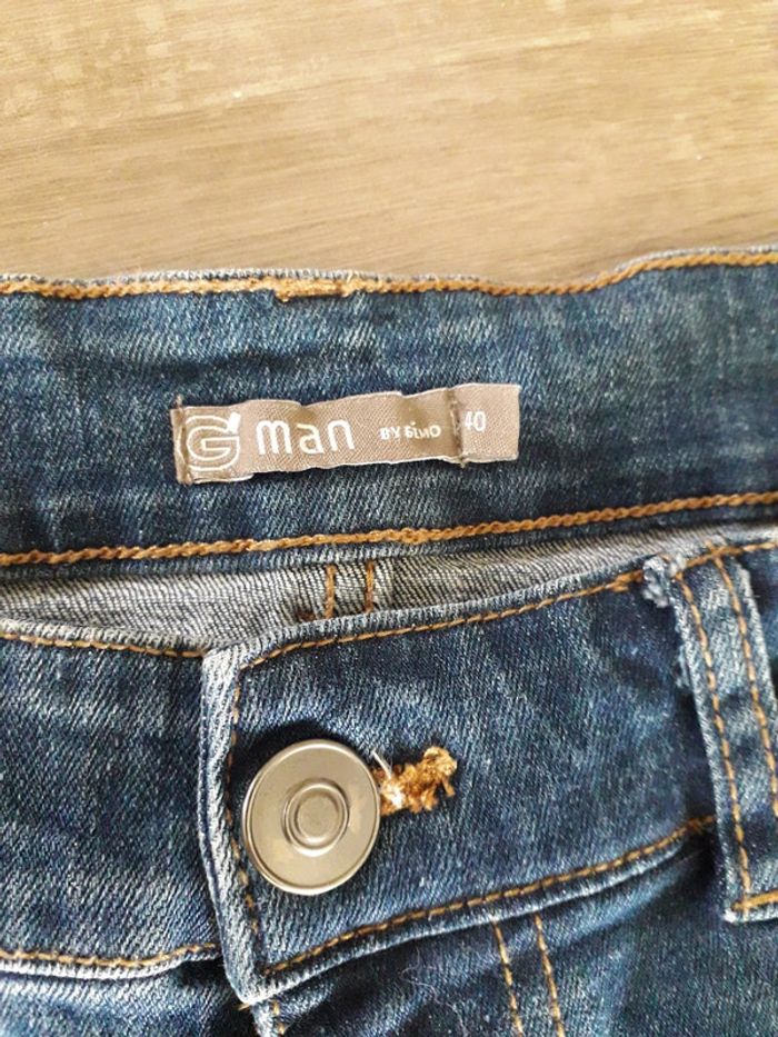 Pantalon jeans homme gemo taille 40 parfait état - photo numéro 2