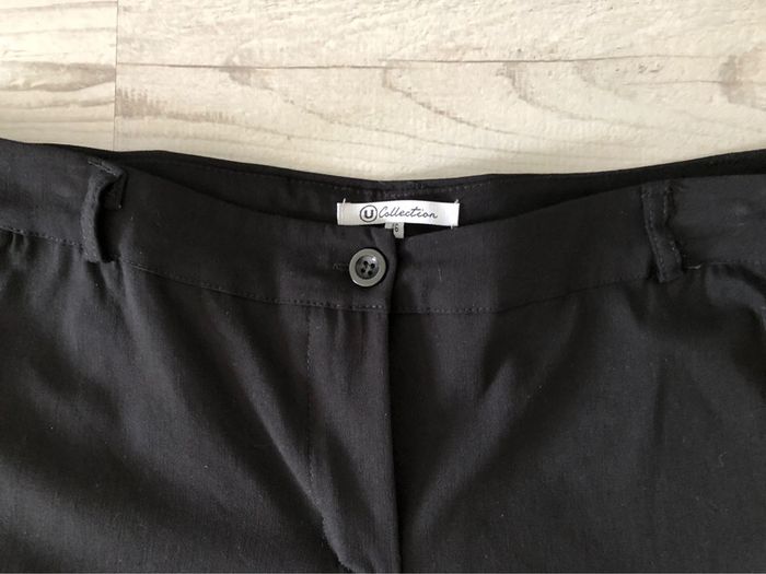 AN105- Pantalon droit noir T46 (46-48) NEUF - photo numéro 5