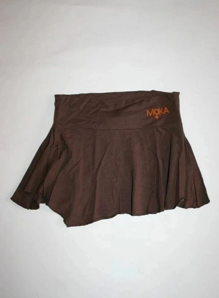 Mini jupe Orchestra chocolat taille grand à la taille, 8 ans