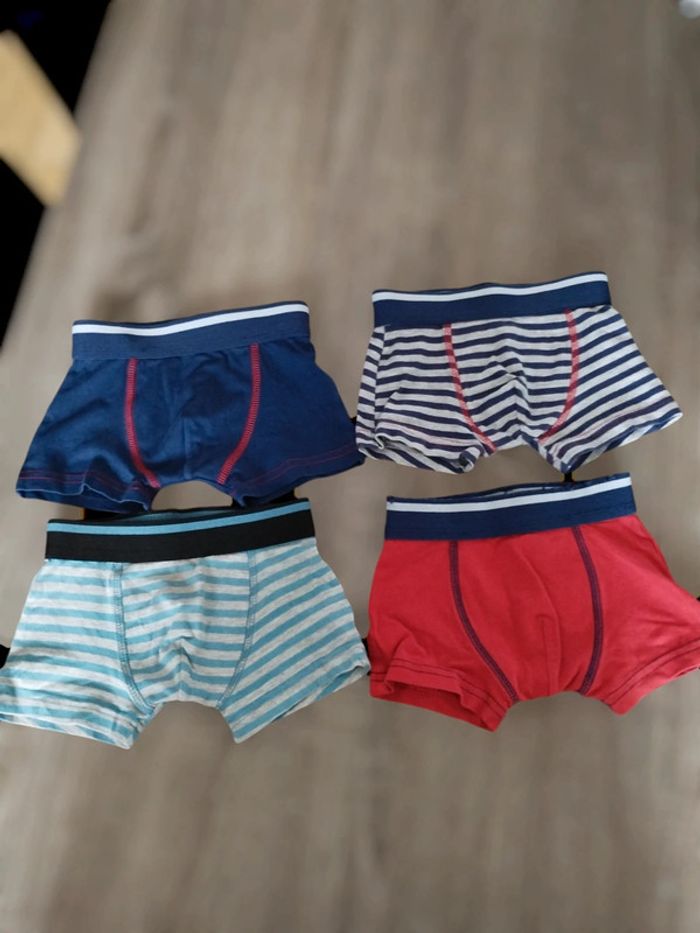 Lot de 4 Boxers garçon 2/3 ans Tissaia