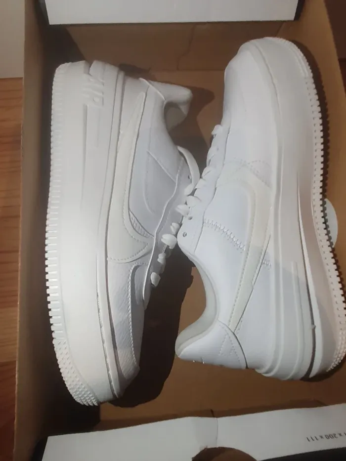 Nike Air Force 1 Plateforme "full white" (38) - photo numéro 11