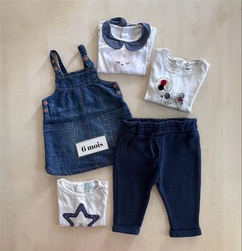 Lot bébé fille - taille 6 mois 