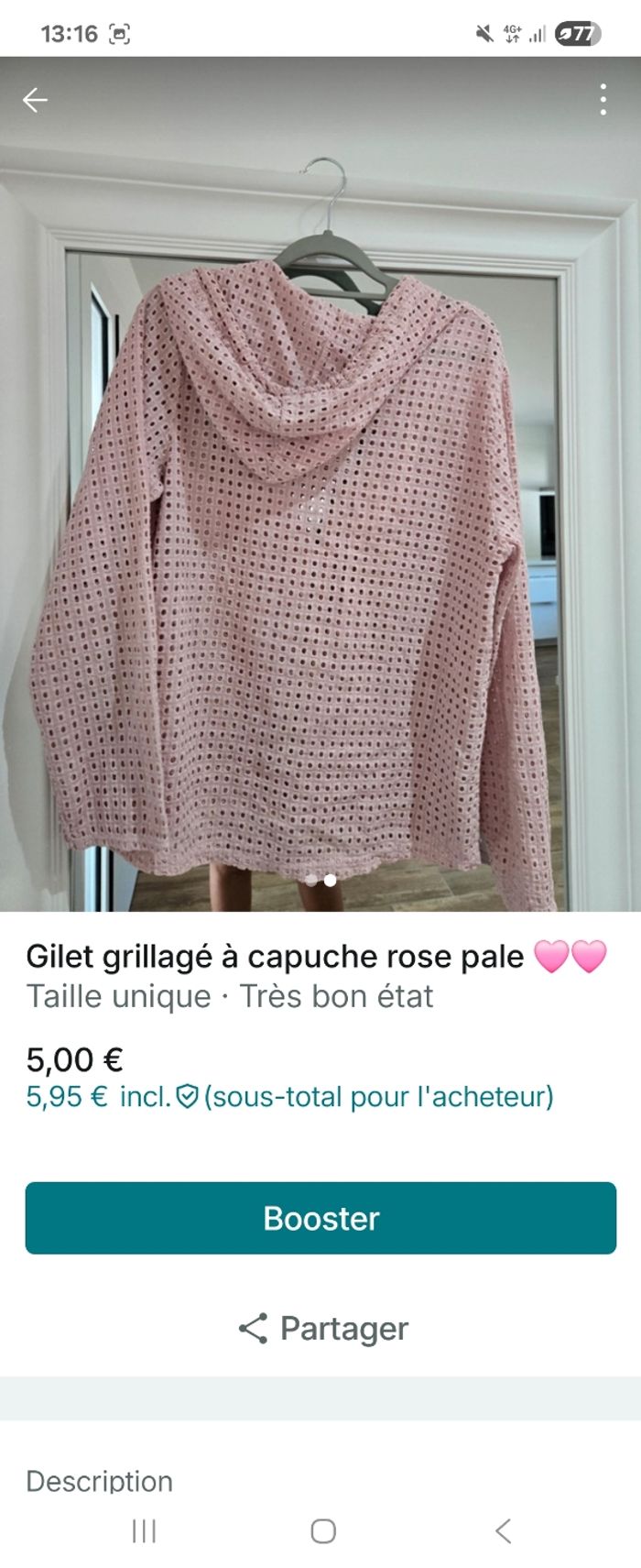 Gilet grillagé - photo numéro 2