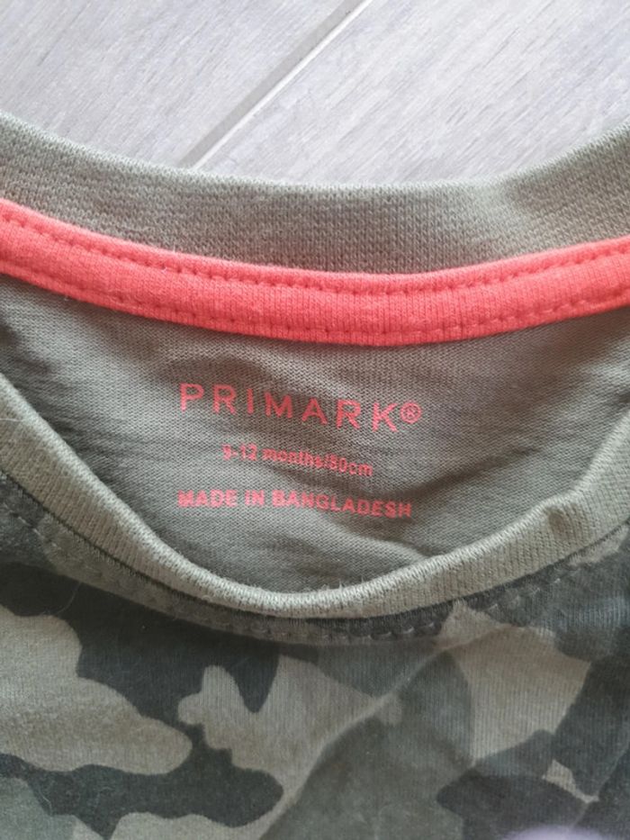 Tee-shirt militaire 9-12mois - photo numéro 2