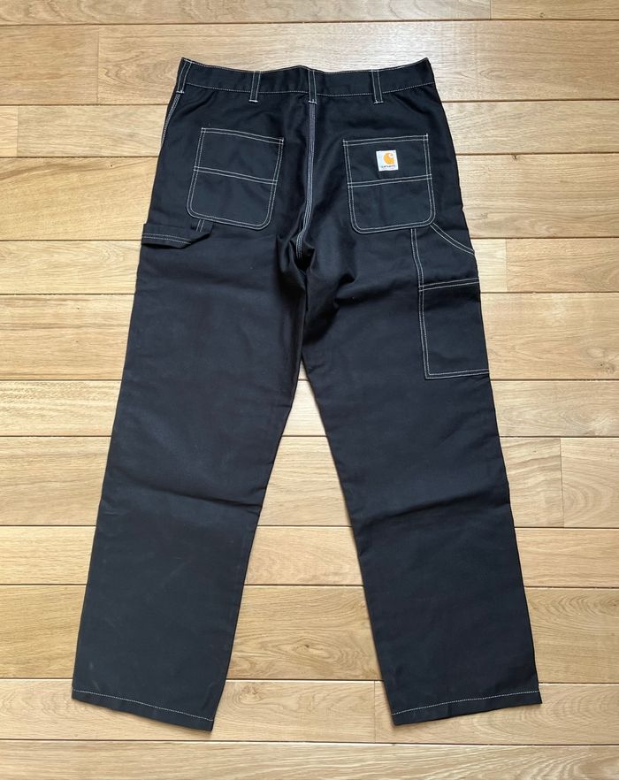 Carhartt Pantalon Double Knee Noir Taille 34x36 - photo numéro 3