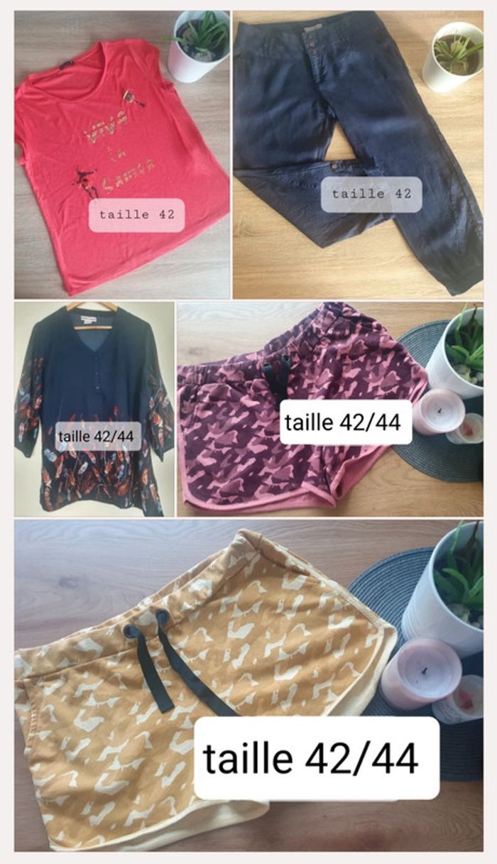 🌹Lot de 5 vêtements en 42 / 44 pour femme de plusieurs marques