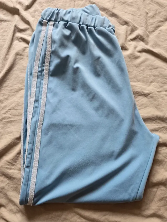 Jogging femme bleu clair L Shein Bon état - photo numéro 5