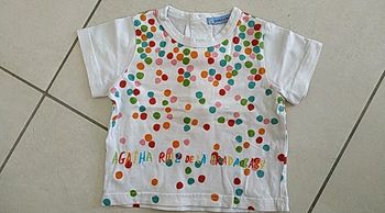 Tshirt manches courtes 18 mois