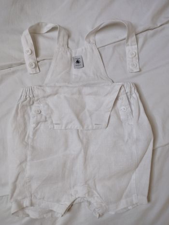 Salopette short Petit Bateau 12 mois