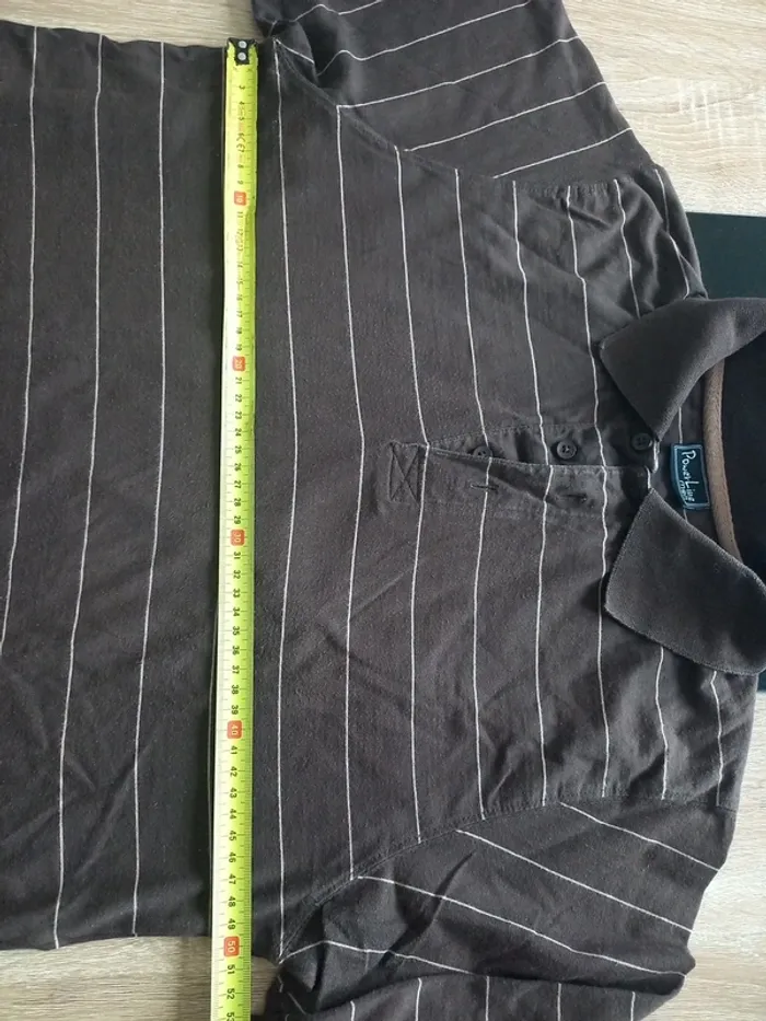 Polo homme marron T.M/L - photo numéro 5