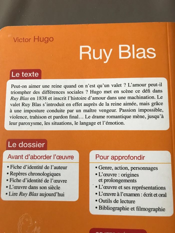 Livre Ruy Blas - photo numéro 3