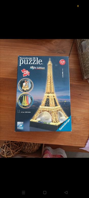 Puzzle 3D Tour Eiffel