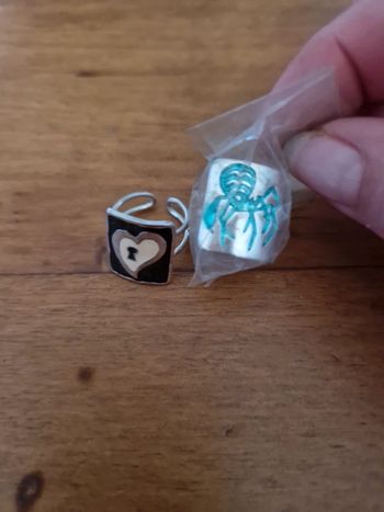 Lot 2 bagues enfants