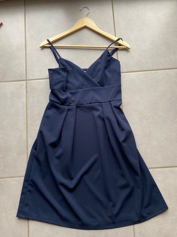 Robe bleu marine, cache-cache 38