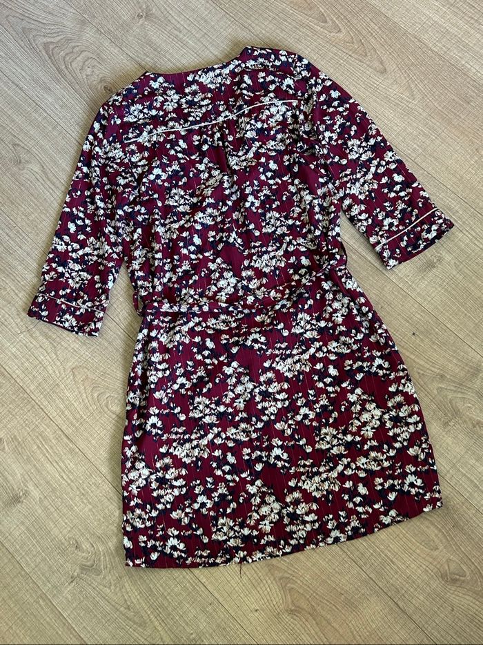 Robe bordeaux et fleurie LolaLiza taille 34 jamais portée - photo numéro 8