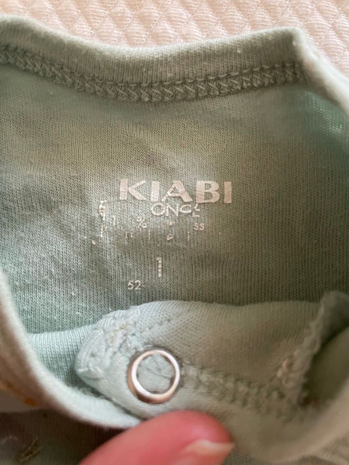 Pyjama kiabi vert d’eau - photo numéro 2