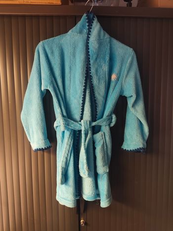 Robe de chambre 6/7 ans mixte bleu 