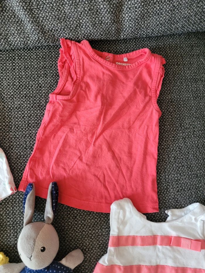 Lot 6 débardeurs 12 mois - photo numéro 3