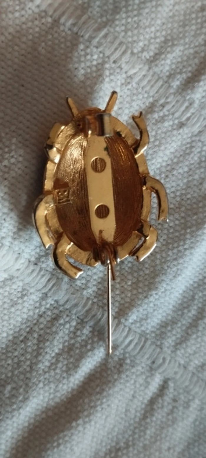 Broche Coccinelle Y.Rocher. - photo numéro 4