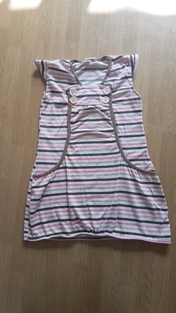 Robe à rayures 4 ans
