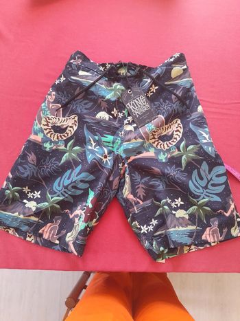 Short de bain long King Kerosin neuf avec étiquette