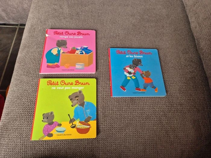 Lot 3 livres petits ours brun