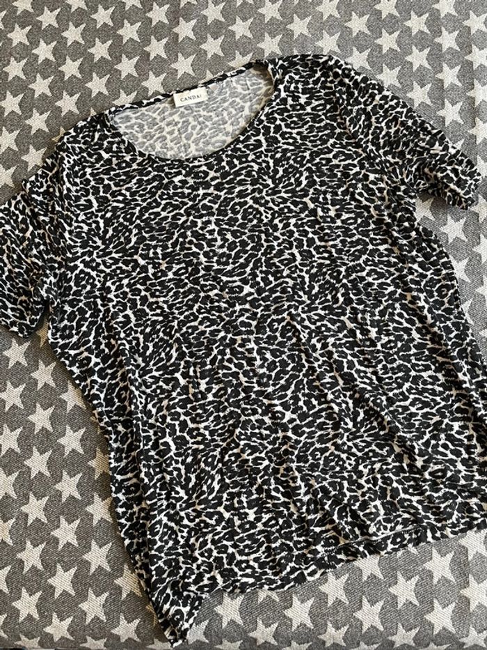 T shirt léopard canda