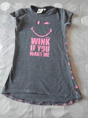 Tee shirt smiley 8 ans