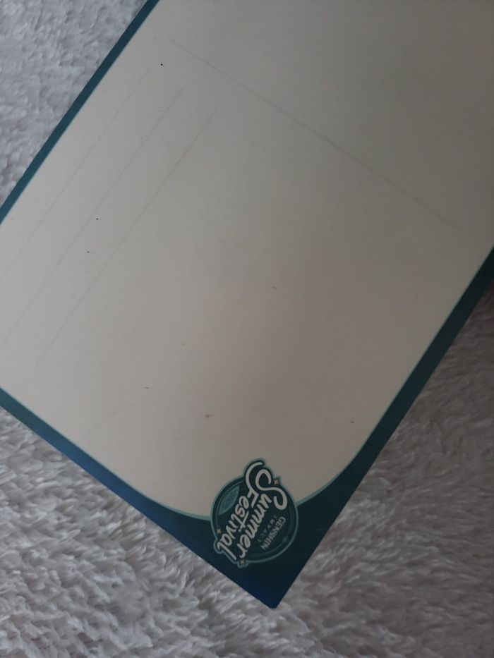 Lot de carte Genshin Impact - summer festival - miHoYo - Hoyoverse - photo numéro 2