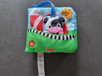 Livre tissu Fisher Price Animaux