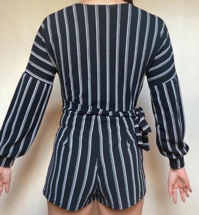 Combi short rayée noire/blanche - photo numéro 2