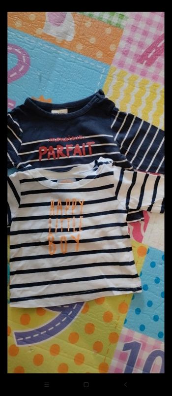 Tee shirt bébé garçon 3 mois