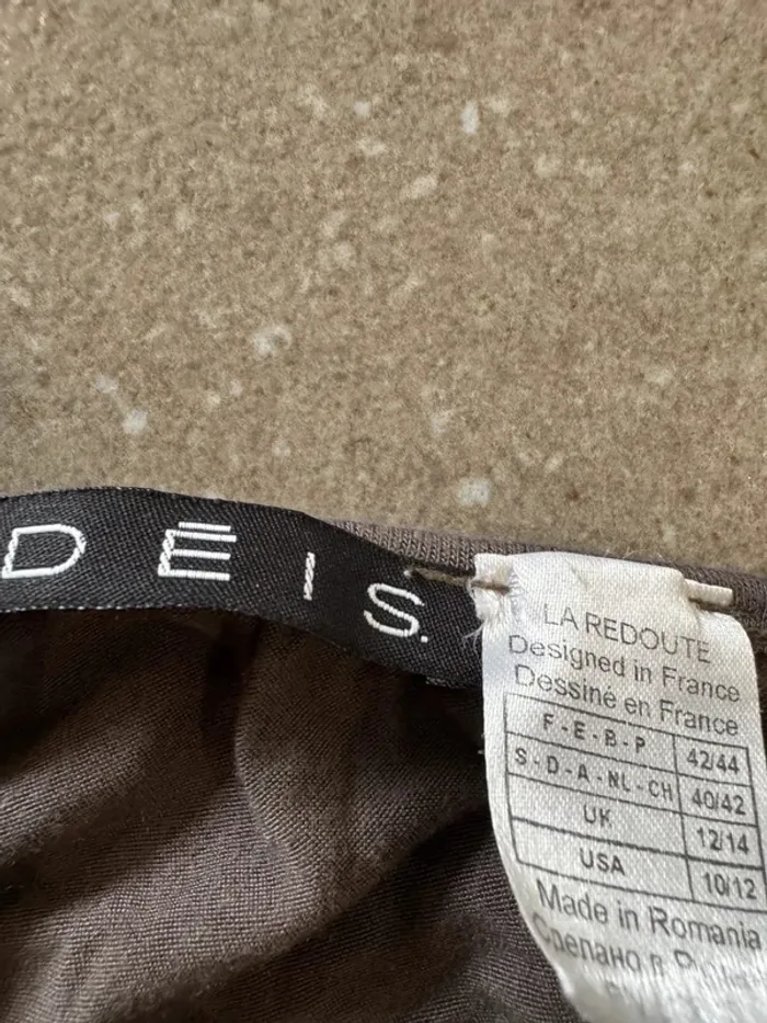 T-shirt gris Edeis la redoute, taille 42/44, bon état - photo numéro 3