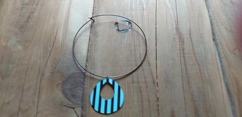 Collier pendentif reversible