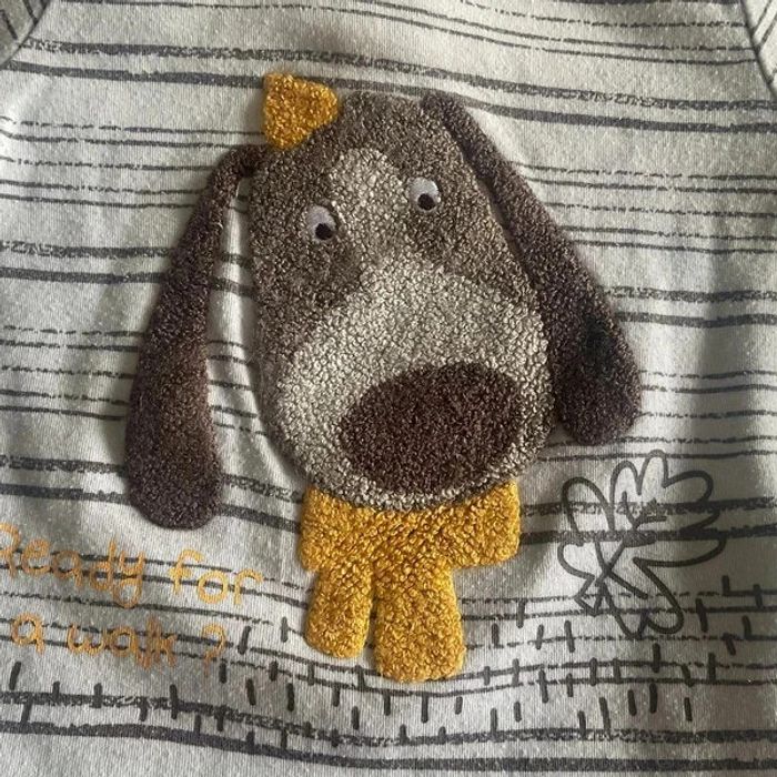 👗 Adorable t-shirt enfant avec motif chien 👗 - photo numéro 2