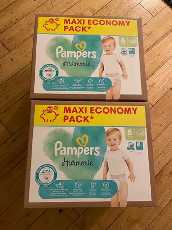 Vents pack 2 cartons Pampers taille 6 harmonie