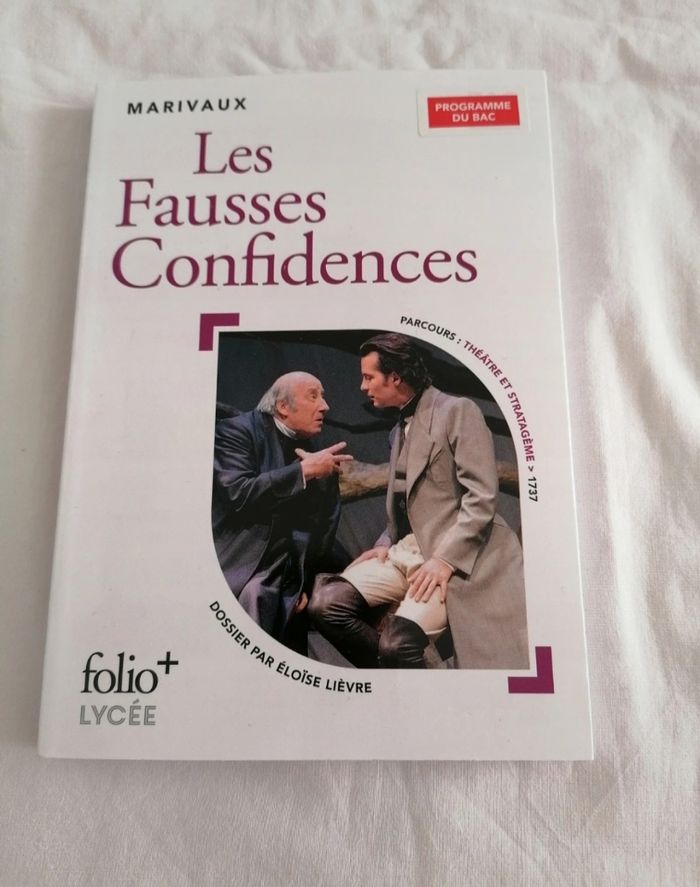 Les fausses confidences de Marivaux