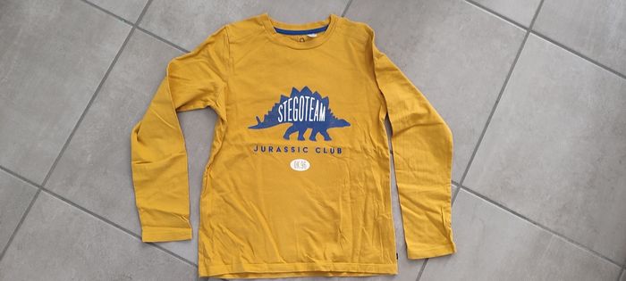 T-shirt jaune dino 10A