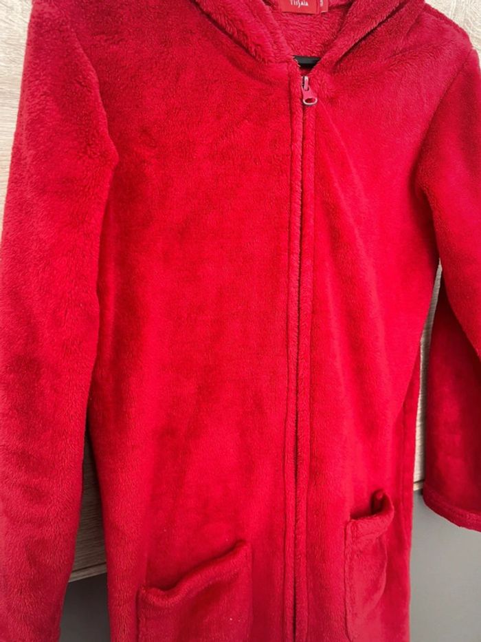 Peignoir rouge enfant fille - photo numéro 2