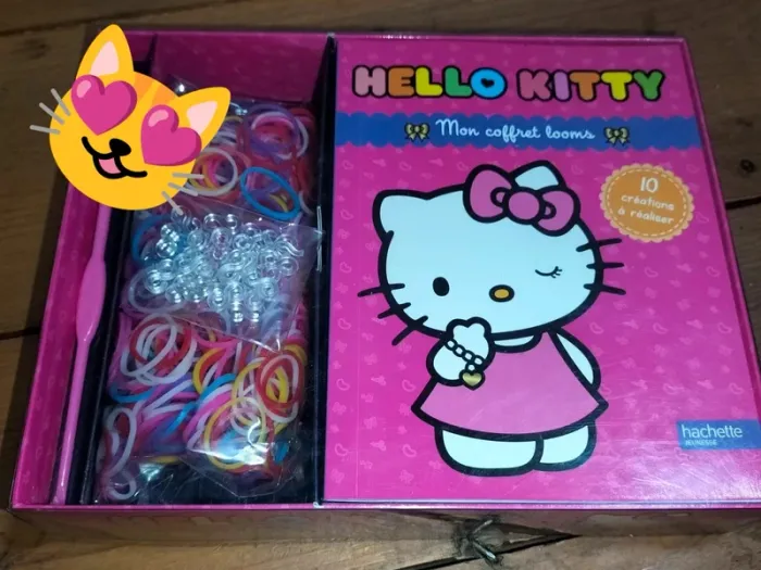 Mon coffret looms Hello Kitty pour bracelet élastiques