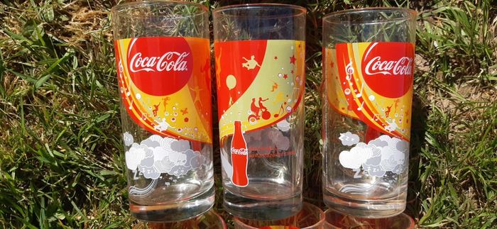 verres coca cola multicolore - photo numéro 2