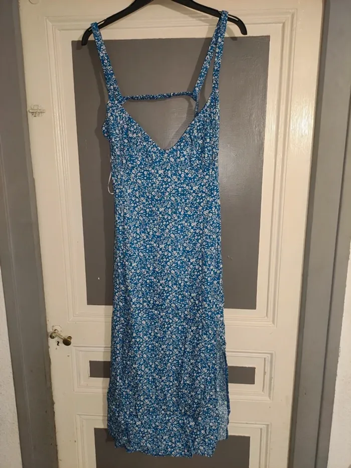 Robe Georgia midi dress Navy trail