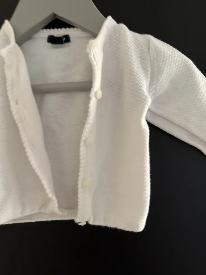Gilet mixte bébé 0/1 mois kiabi - photo numéro 2